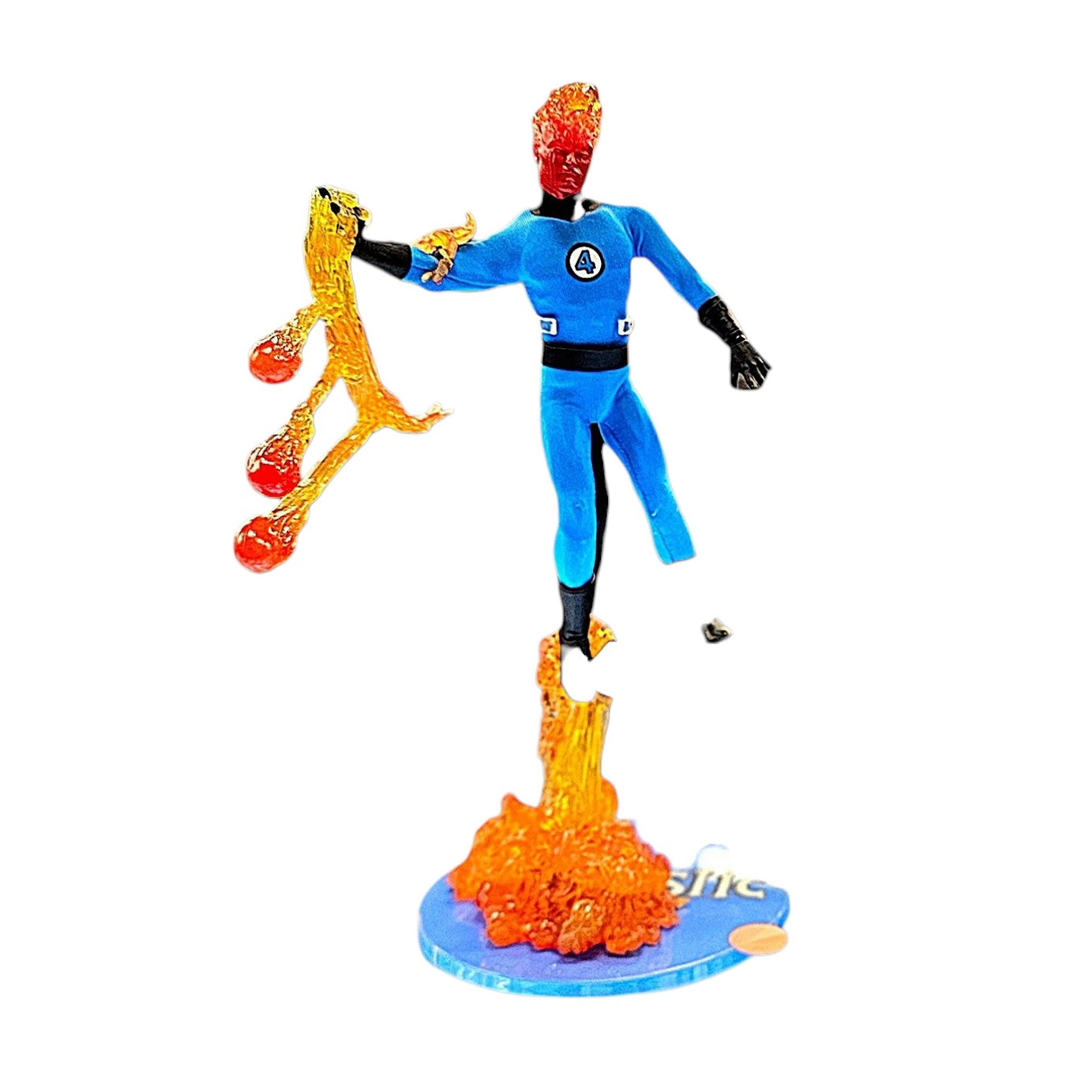 Loose Mezco Toyz One:12 Collective Marvel Fantastic Four Deluxe Human Torch Action Figure