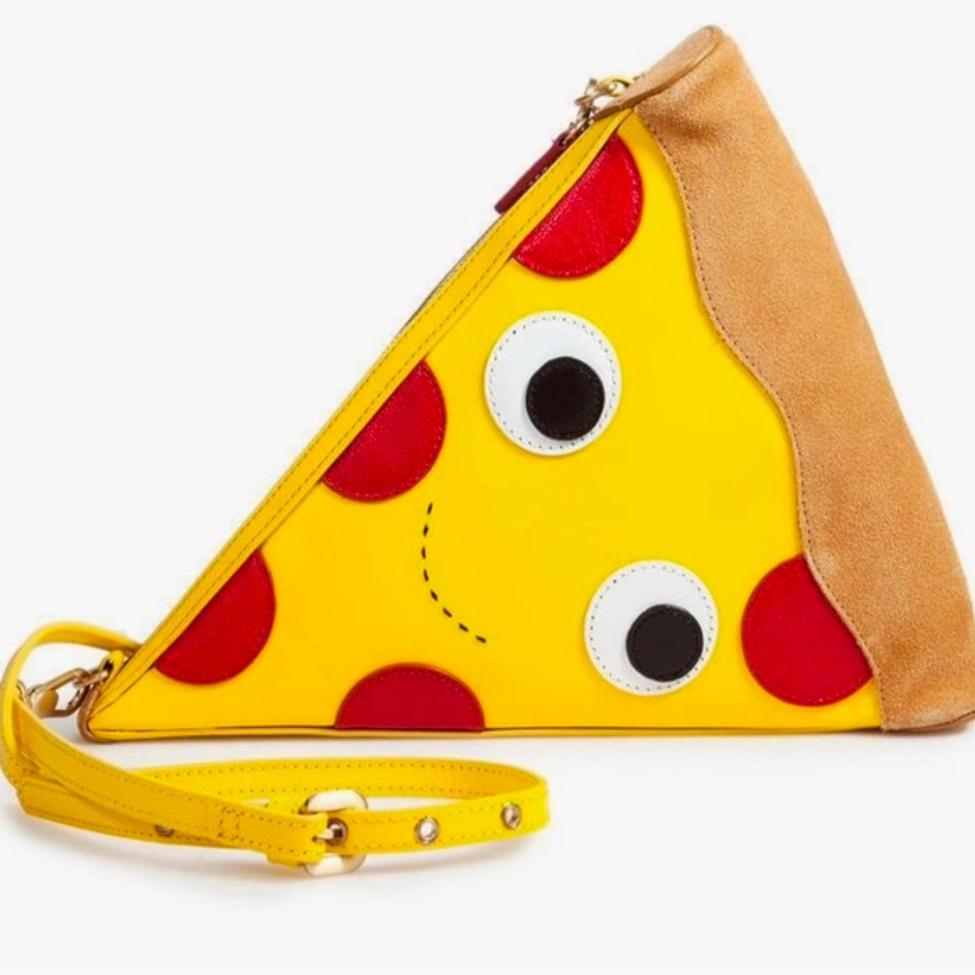 Kidrobot Yummy World Leather Pizza Clutch Purse Bag