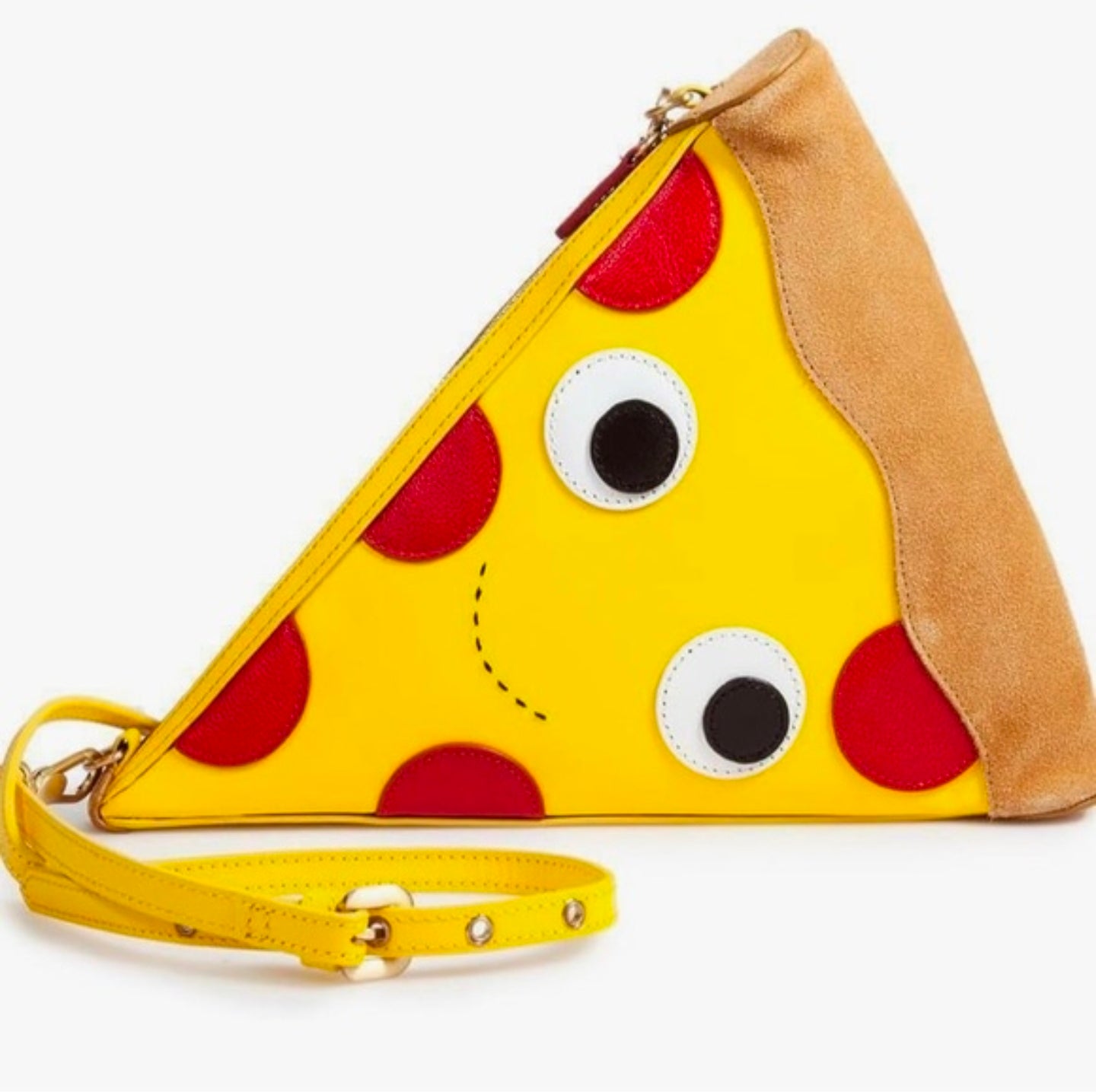 Kidrobot Yummy World Leather Pizza Clutch Purse Bag