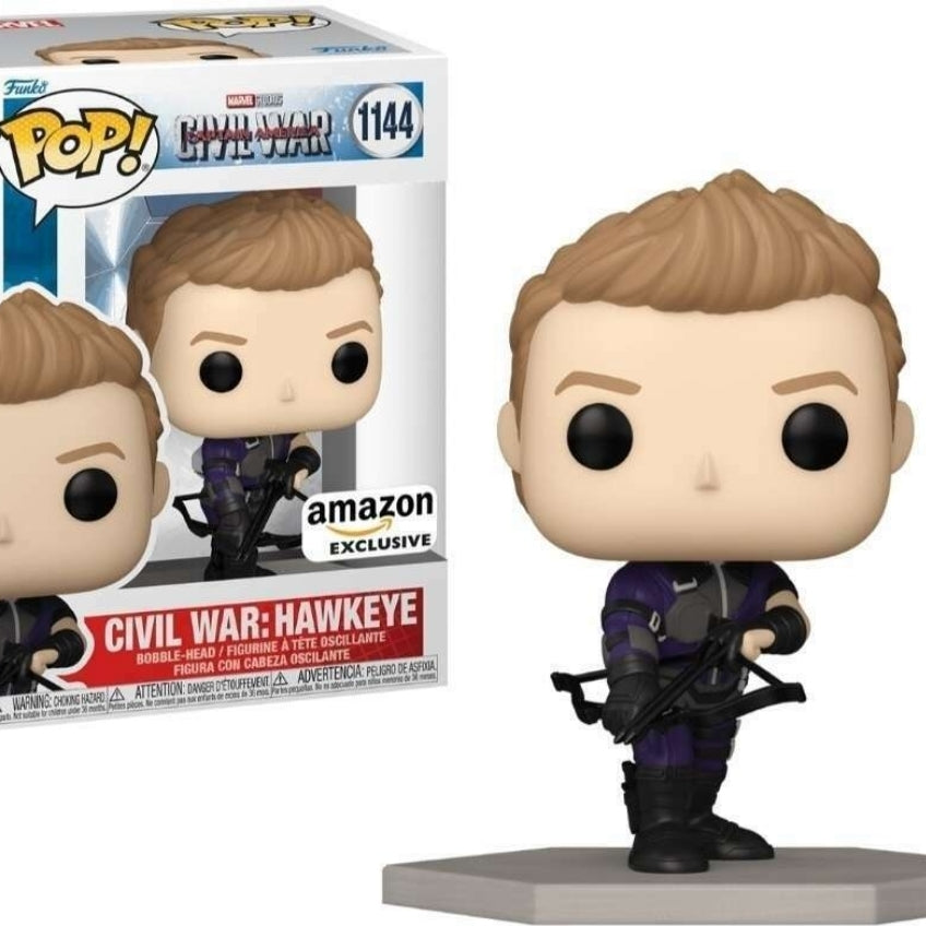 Funko Pop! Marvel Captain America Civil War - Civil War: Hawkeye #1144 Amazon Exclusive