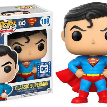 Funko Pop! Heroes DC Classic Superman #159 DC Legion Of Collectors Exclusive