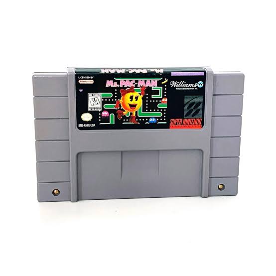 Super Nintendo Ms. Pac-Man Video Game