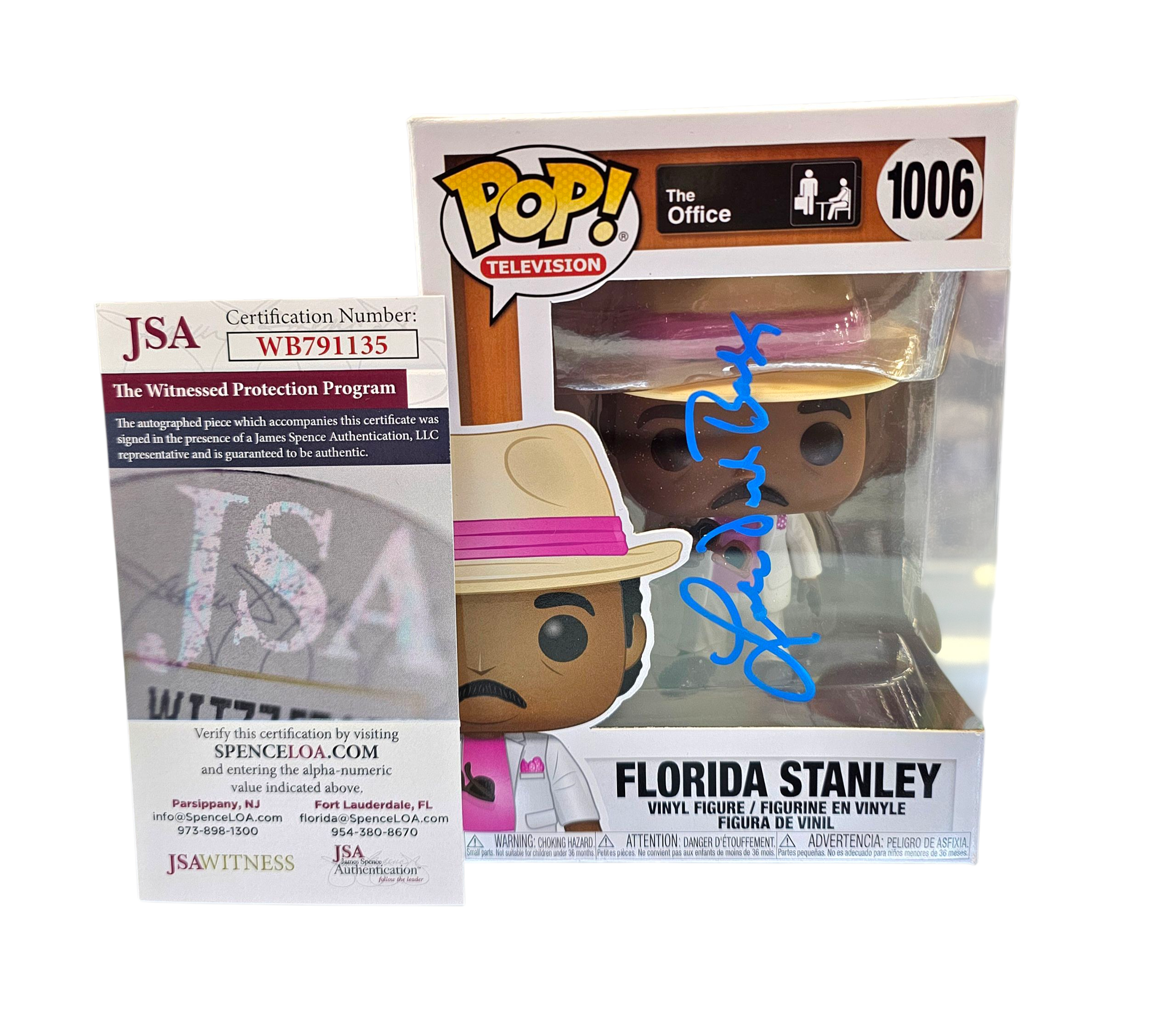 (SIGNED) Funko Pop! Television The Office Florida Stanley #1006