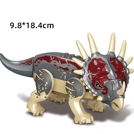 Dinosaur Triceratops #1 Mini Block Figure