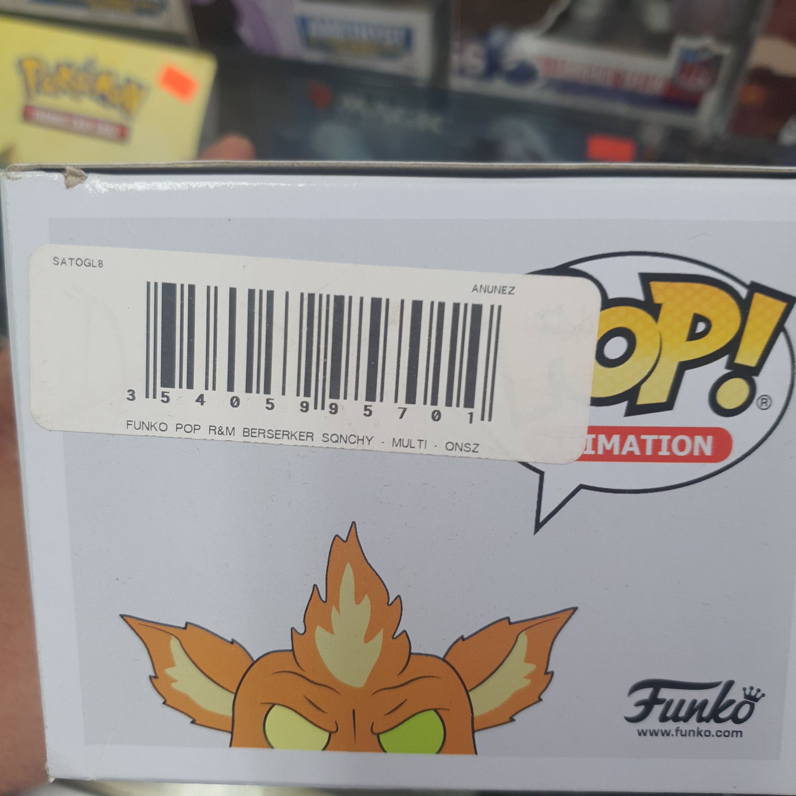 Funko Pop! Animation Rick and Morty Berserker Squanchy #568 (DMG)