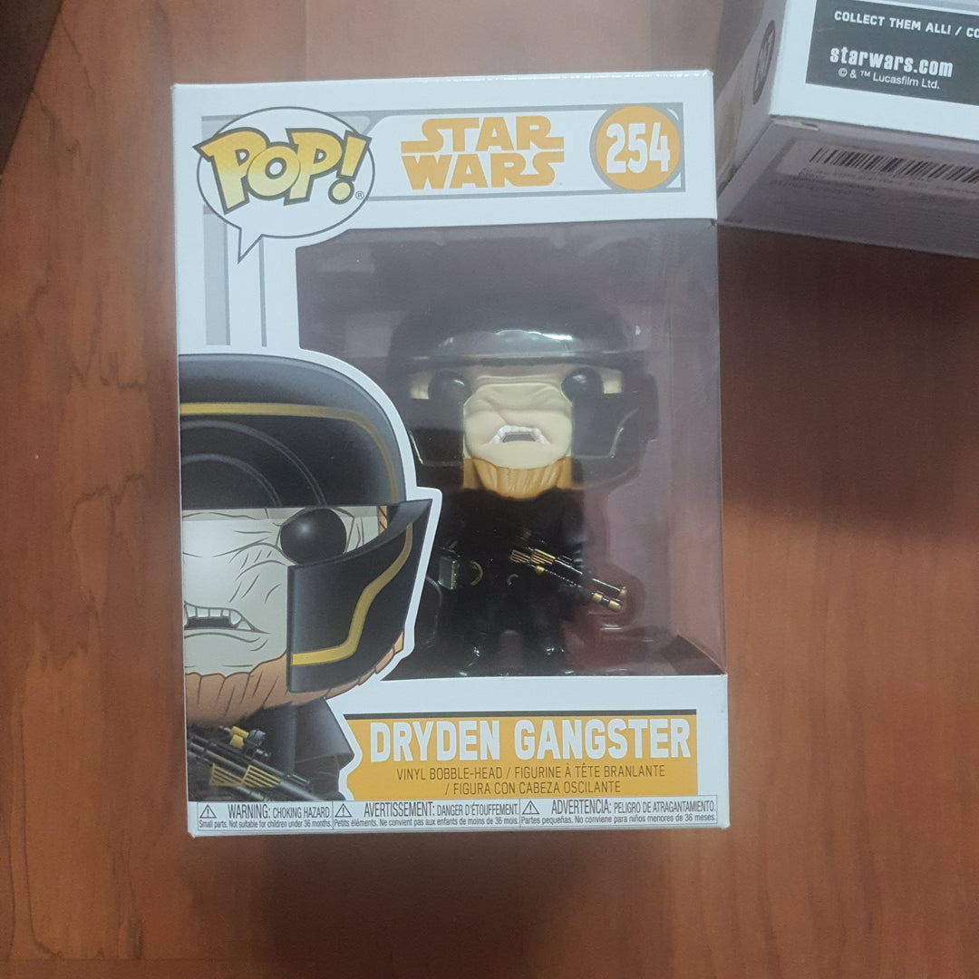 Funko Pop! Star Wars Dryden Gangster #254 Target Exclusive No Sticker