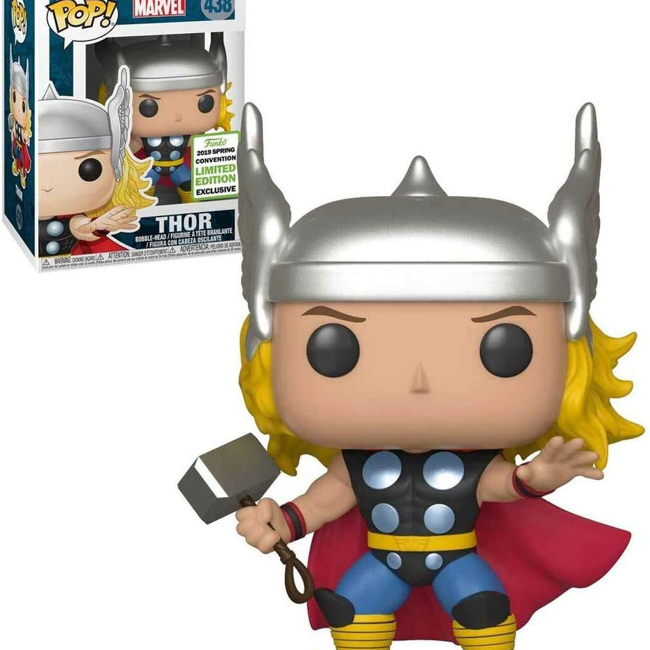 Funko Pop! Marvel Thor #438 2019 Emerald City Comic Con Exclusive (Shared Sticker)