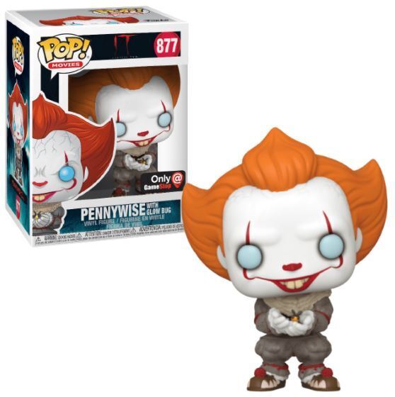 Funko Pop! Movies IT Chapter 2 Pennywise with Glow Bug #877 Gamestop Exclusive
