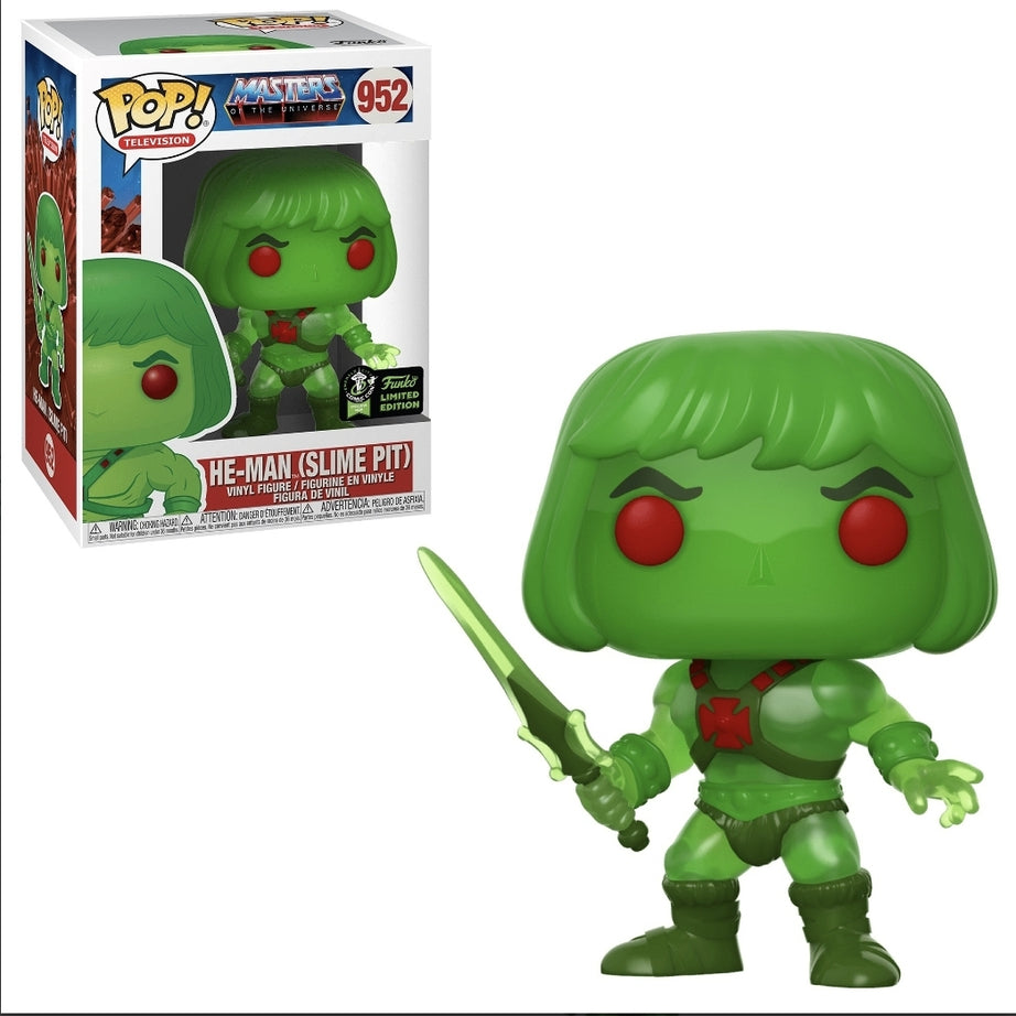 Funko Pop! Television Masters of the Universe He-Man (Slime pit) ECCC 2020 Exclusive Convention Sticker