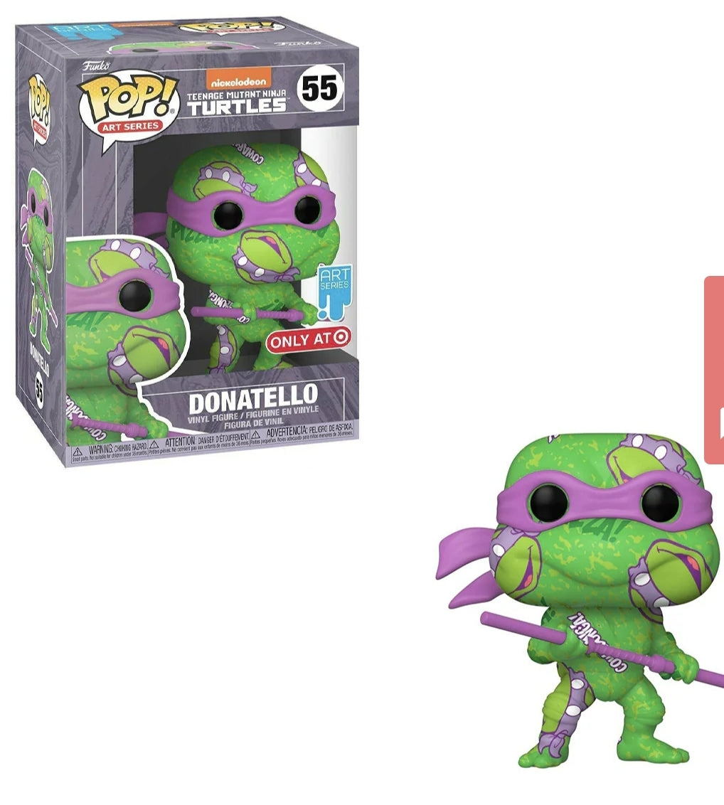 Funko Pop! Art Series Teenage Mutant Ninja Turtles Target Exclusive Donatello #55