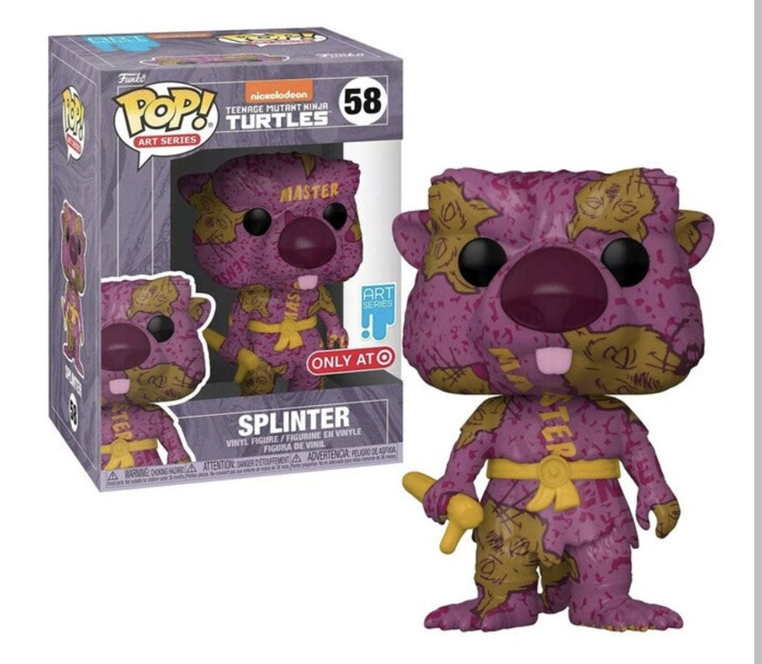 Funko Pop! Art Series Teenage Mutant Ninja Turtles Target Exclusive Splinter #58