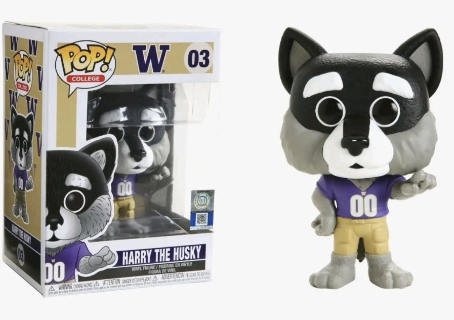 Funko Pop! College University of Washington Harry The Husky #03