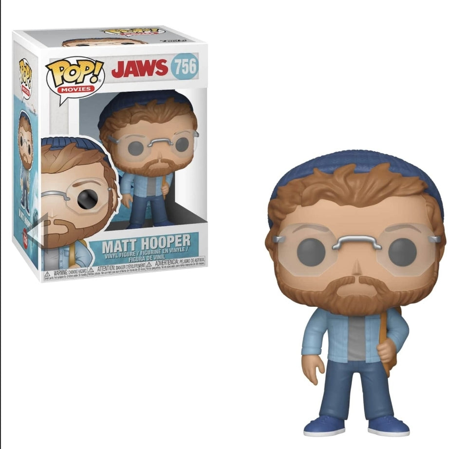 Funko Pop! Movies Jaws Matt Hooper #756 (Box Damage)