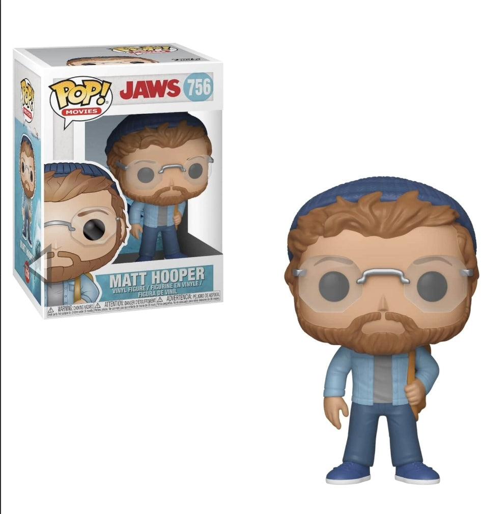 Funko Pop! Movies Jaws Matt Hooper #756 (Box Damage)