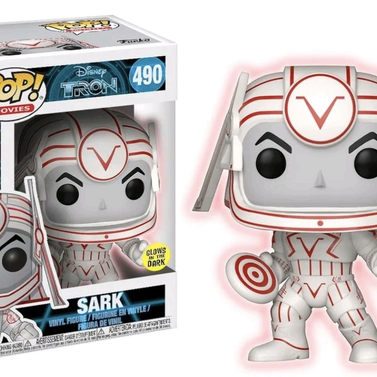 Funko Pop! Movies Disney's Tron Sark #490 Glow In The Dark