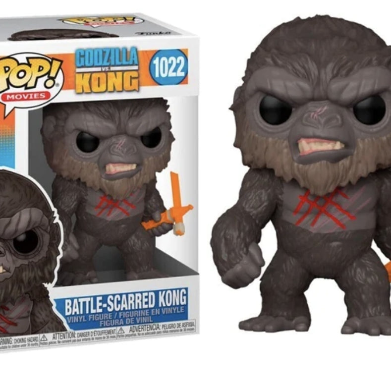 Funko Pop! Movie Godzilla Vs Kong Battle-Scarred Kong #1022