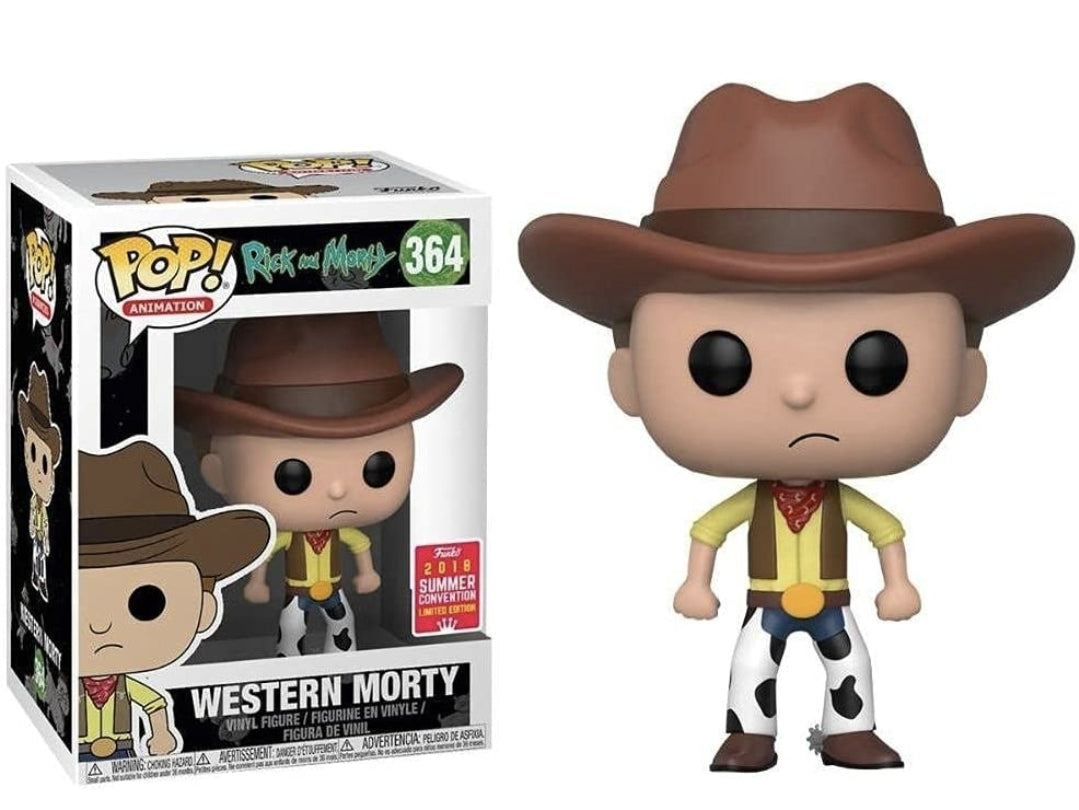 Funko Pop! Animation Rick and Morty Western Morty #364 Funko Summer Convention 2018