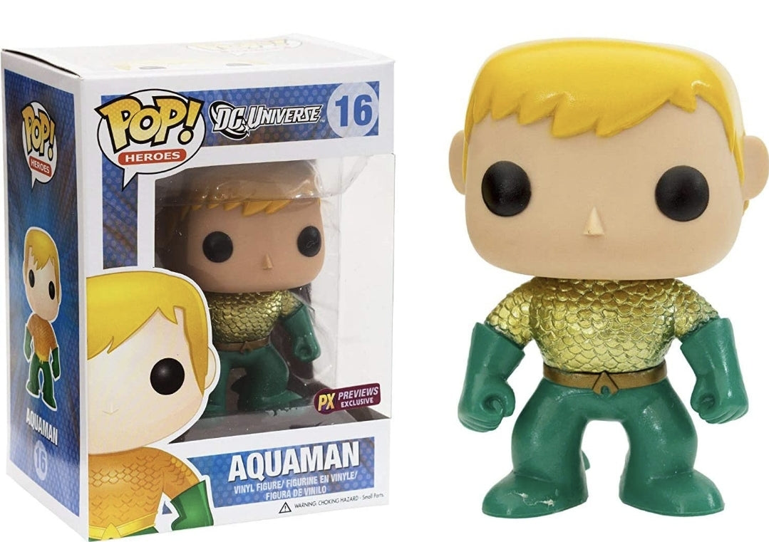 Funko Pop! Heroes DC Universe Aquaman #16 PX previews Exclusive