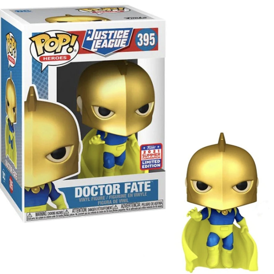 Funko Pop! Heroes Justice League Doctor Fate #395 Funko Summer Convention 2021