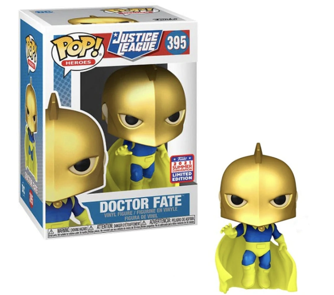 Funko Pop! Heroes Justice League Doctor Fate #395 Funko Summer Convention 2021