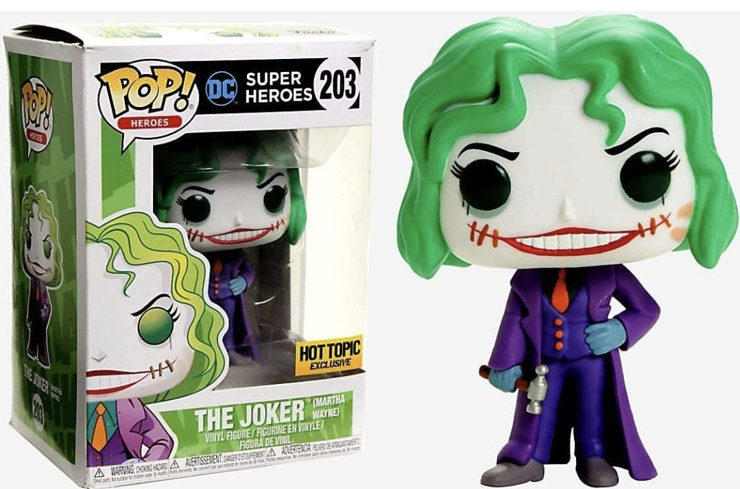 Funko Pop! Heroes DC Superheroes The Joker #203 Hot Topic Exclusive