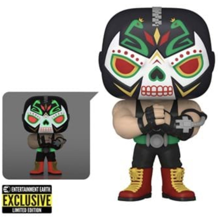 Funko Pop! Heroes DC Superheroes Bane #412 Glow in the Dark Entertainment Earth Exclusive