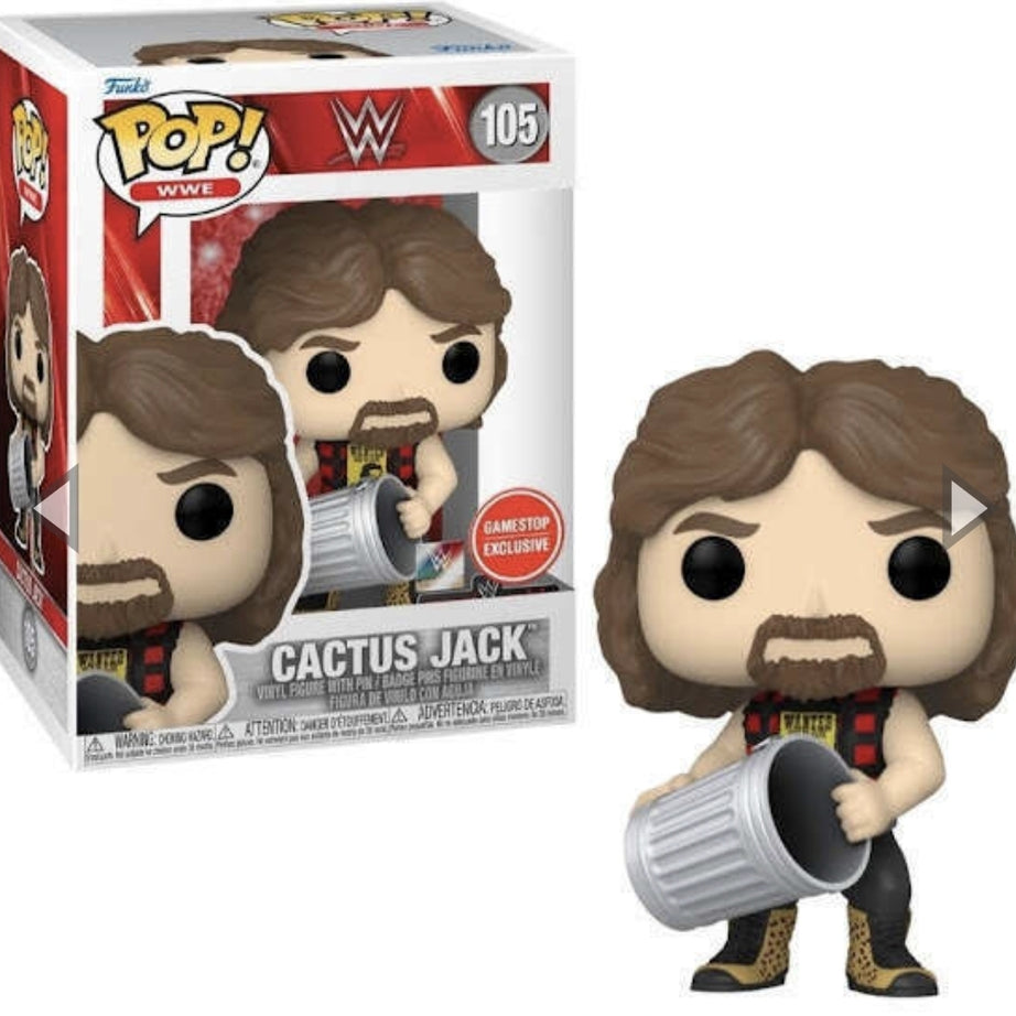 Funko Pop! WWE Cactus Jack #105 Gamestop Exclusive