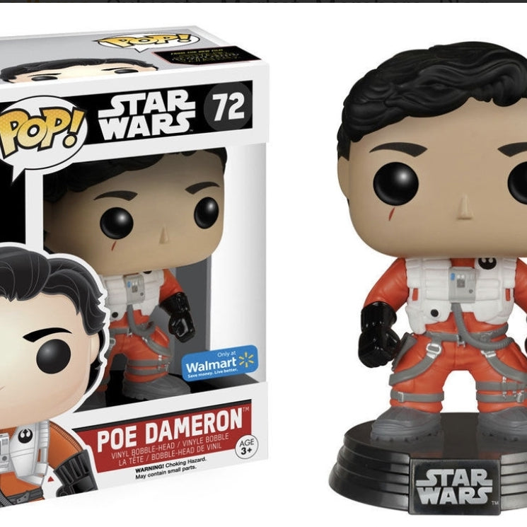 Funko Pop! Star Wars The Force Awakens Poe Dameron #82 Walmart Exclusive