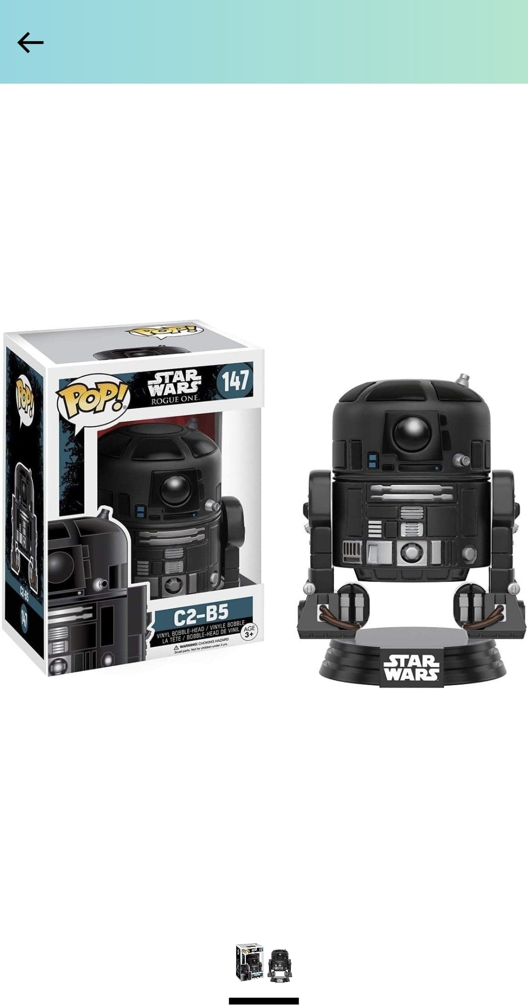 Funko Pop! Star Wars Rogue One C2-B5 #147
