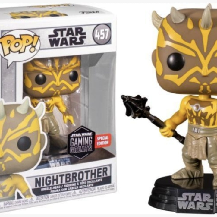 Funko Pop! Star Wars Gaming Greats  Nightbrother #457 Gamestop Exclusive