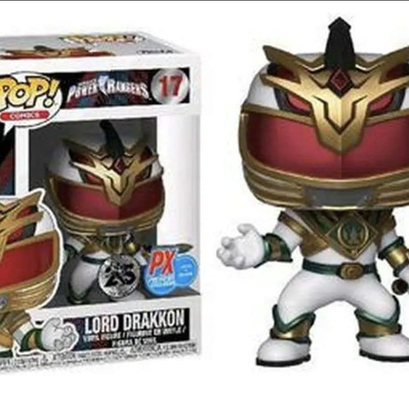 Funko Pop! Comics Power Rangers 25 Years Lord Drakkon #17 PX Previews Exclusive (DMG)