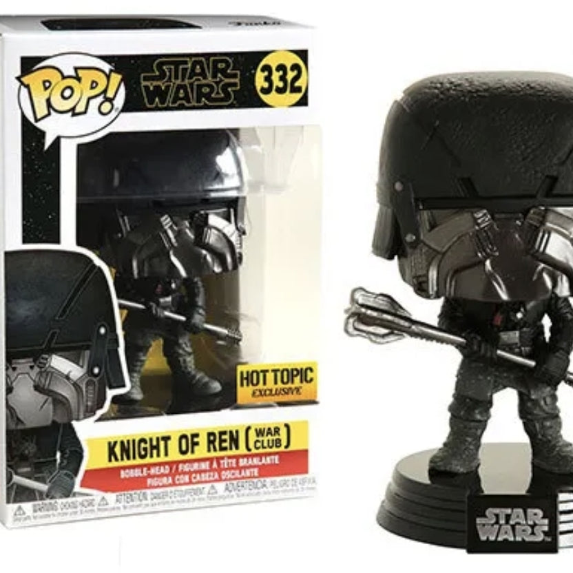 Funko Pop! Star Wars Knight Of Ren War Club #332 Hot Topic Exclusive