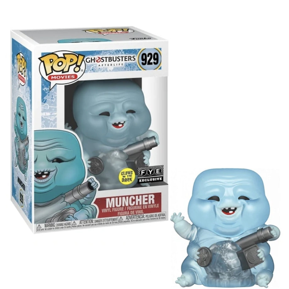 Funko Pop! Movies Ghostbusters Afterlife Muncher #929 Glow In The Dark FYE Exclusive