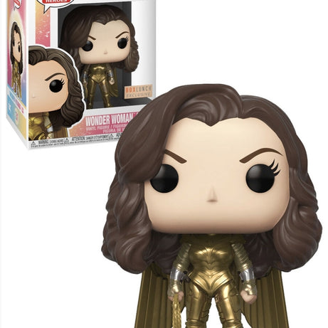 Funko Pop! Heroes Wonder Woman 1984 Wonder Woman Golden Armor #331 Box Lunch Exclusive
