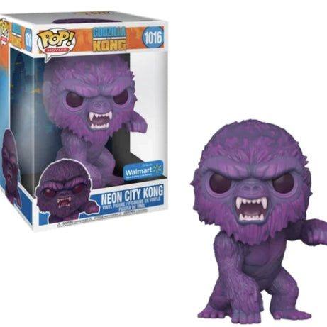Funko Pop! Movies Godzilla VS Kong Neon City Kong #1016 Walmart Exclusive