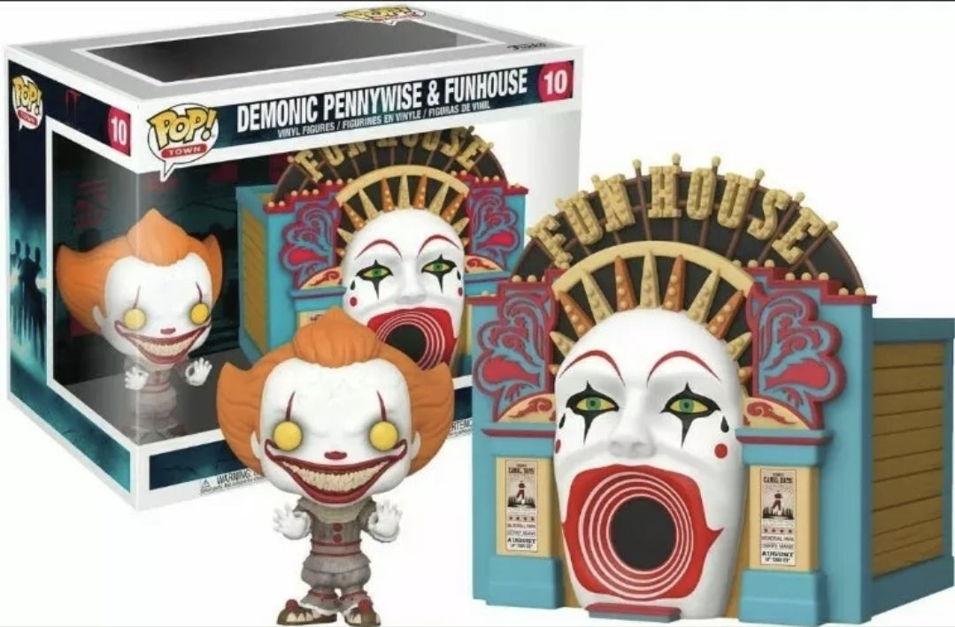 Funko Pop! Town IT Demonic Pennywise and Funhouse #10