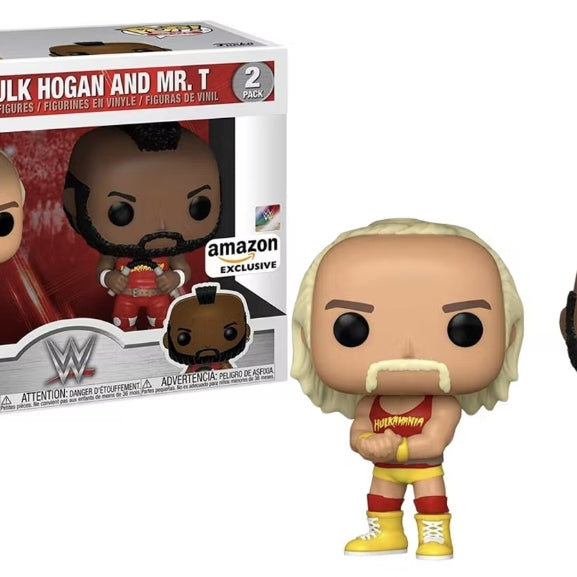 Funko Pop! WWE Hulk Hogan and Mr. T 2-Pack Amazon Exclusive