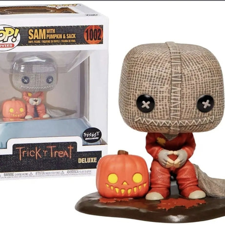 Funko Pop! Movies Trick 'r Treat Deluxe Sam With Pumpkin And Sack #1002 Spirit Exclusive
