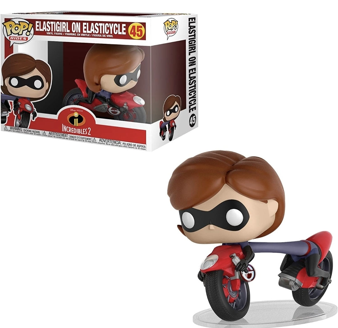 Funko Pop! Rides Incredibles 2 Elastigirl On Elasticycle #45