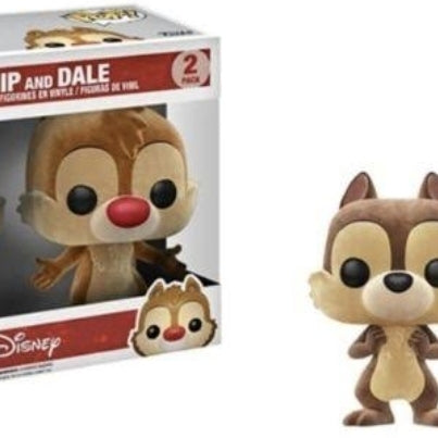 Funko Pop! Disney Chip and Dale 2-Pack Flocked Funko Summer Convention 2017 Exclusive