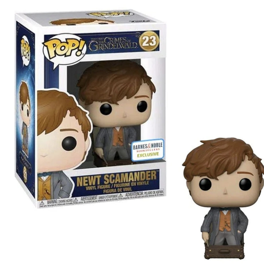 Funko Pop! Movies Fantastic Beasts The Crimes of Grindelwald Newt Scamander #23 Barnes and Noble Exclusive