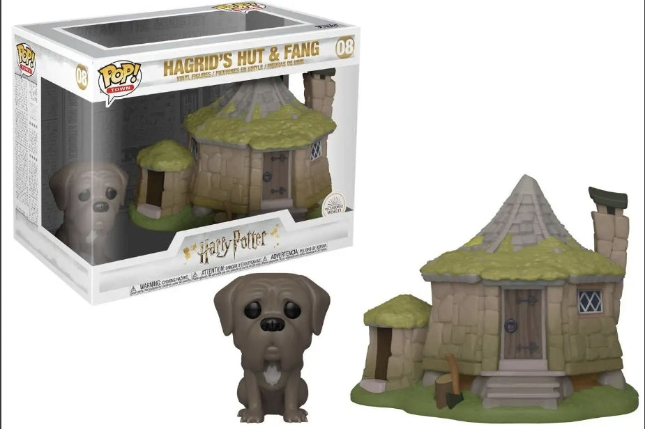Funko Pop! Town Harry Potter Hagrid's Hut & Fang #08