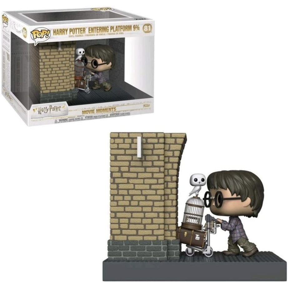 Funko Pop! Movie Moments Harry Potter-Harry Potter Entering Platform 9 3/4 #81 Box Lunch Exclusive