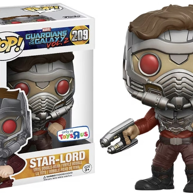 Funko Pop! Marvel Guardians Of The Galaxy Vol. 2 Star-Lord #209 Toys R Us Exclusive