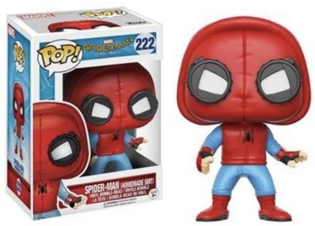 Funko Pop! Marvel Spider-man Homecoming Spider-Man (Homemade Suit) #222