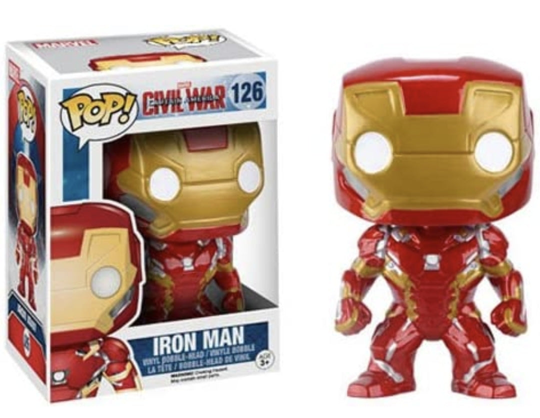 Funko Pop! Marvel Captain America Civil War Iron man #126