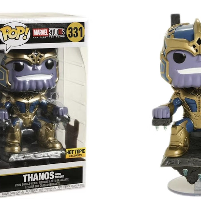 Funko Pop! Marvel Studios Thanos With Throne #331 Hot Topic Exclusive