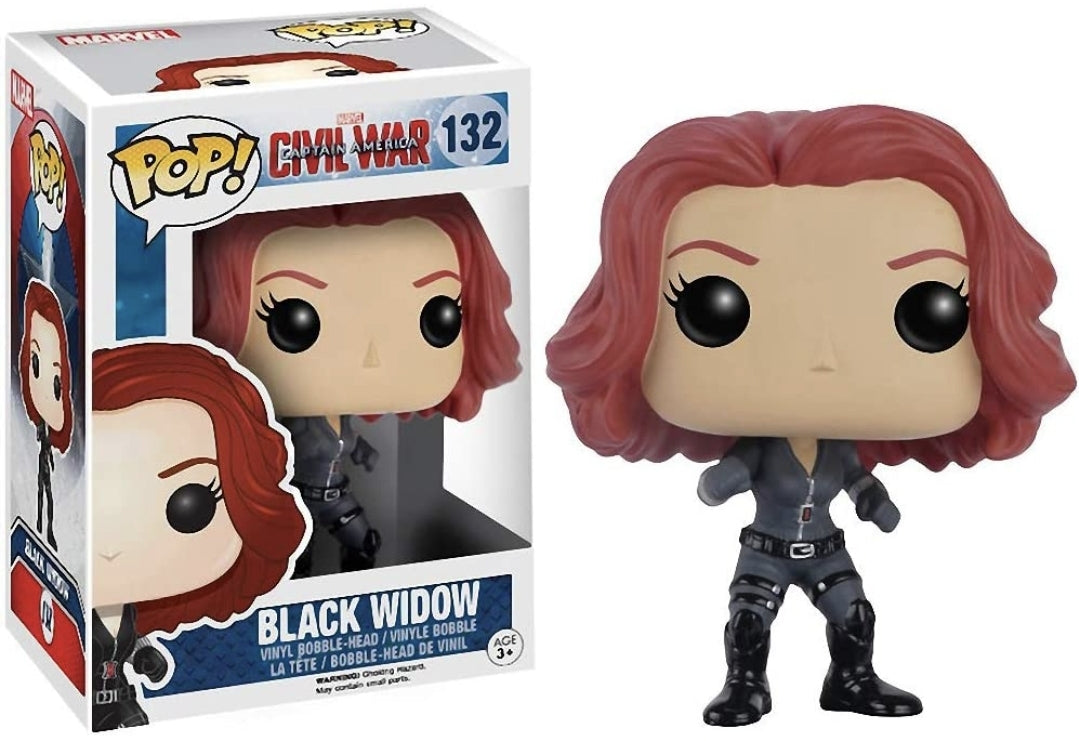 Funko Pop! Marvel Captain America Civil War Black Widow #132