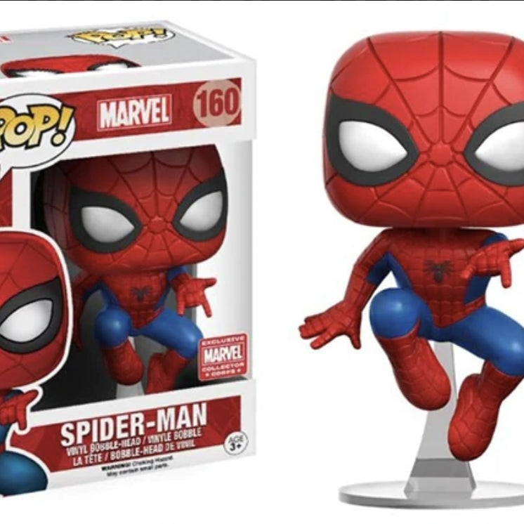 Funko Pop! Marvel Spider-man #160 Marvel Collector Corps Exclusive