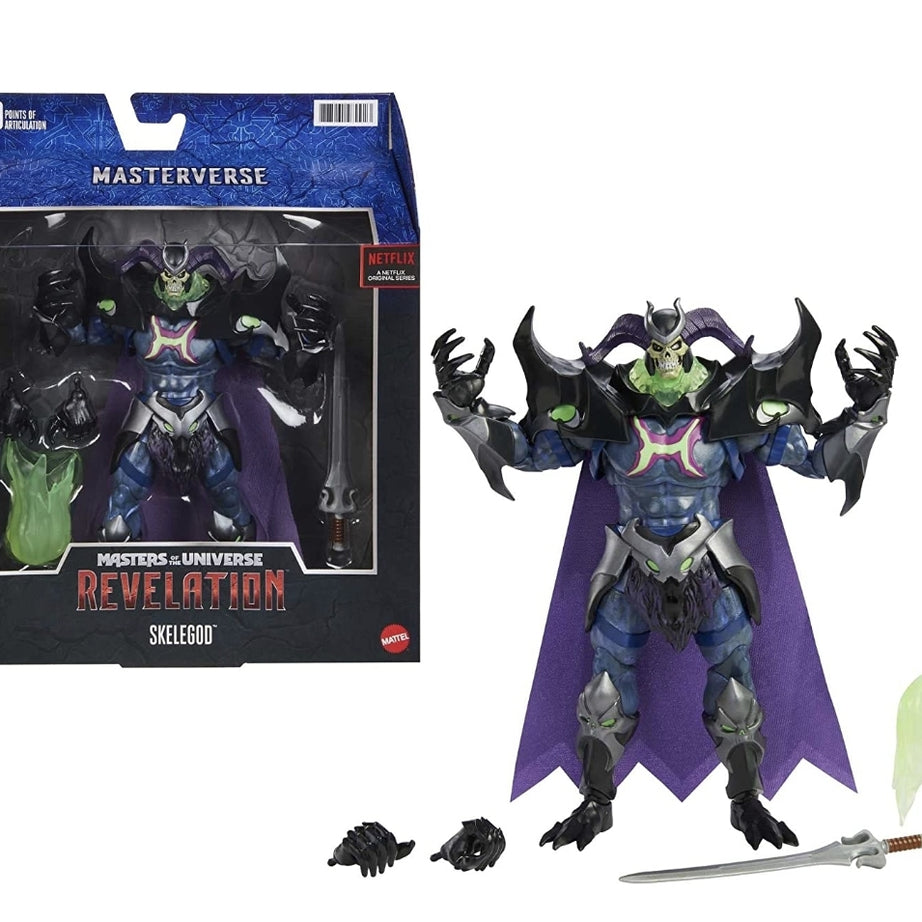 Mattel Masterverse Netflix Masters Of The Universe Revelation Skelegod Action Figure